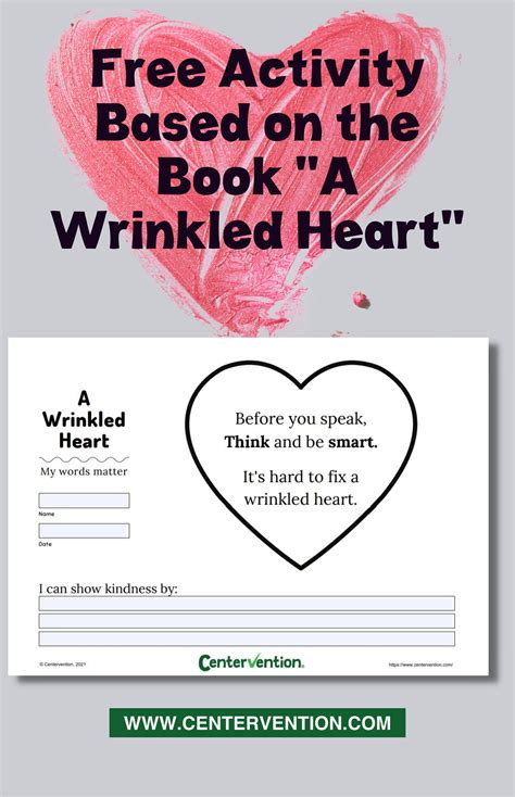 Wrinkled Heart Activity for Kids Self-Esteem