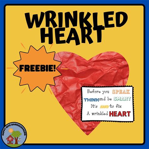 Wrinkled Heart Activity for Schools