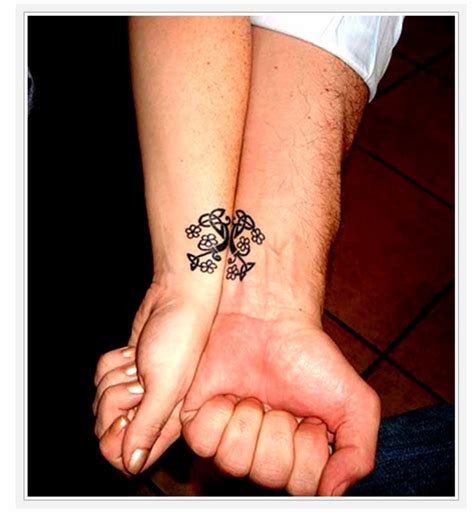 Wrist Tattoo Designs for Couples