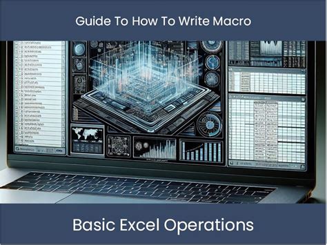 Writing Macros in Excel on a Mac