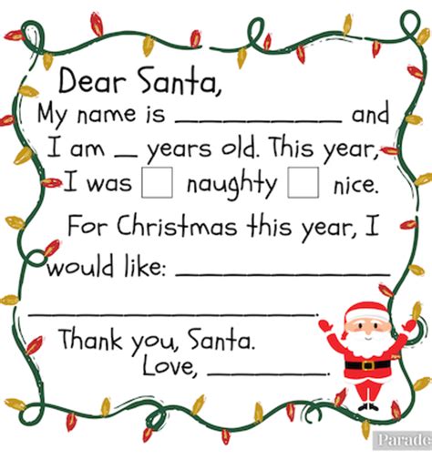 Child writing a letter to Santa Claus