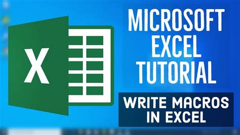 Writing a Macro in Excel