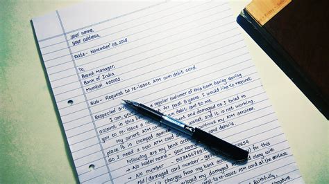 Image of a child writing letters