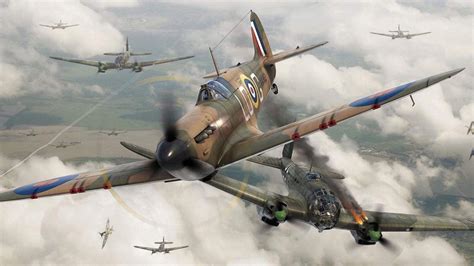 WW2 Fighter Aircraft Battle Scenes