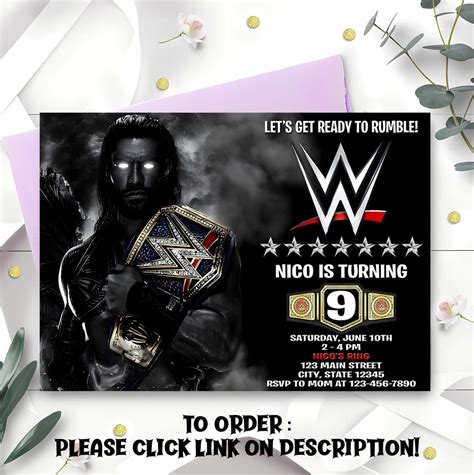 WWE Arena Invitation