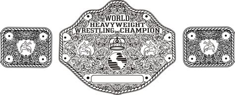 WWE Belt Template 10