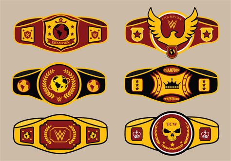 WWE Belt Template 5