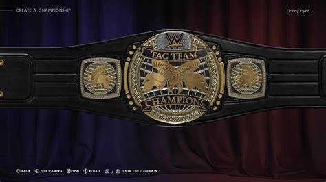 WWE Tag Team Championship Belt Template