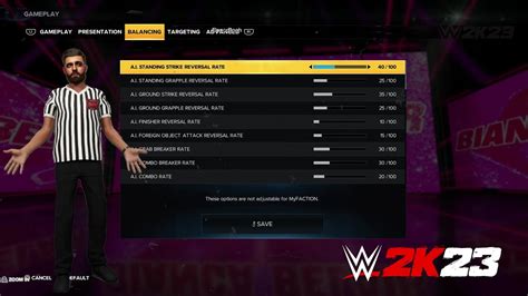 WWE 2K23 Lighting Settings Customization