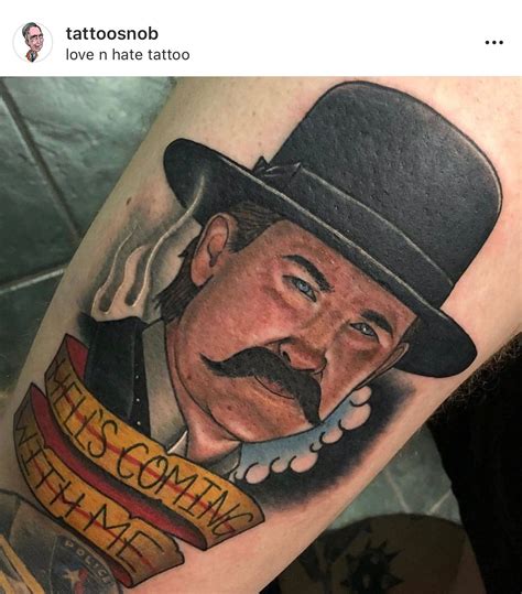 Wyatt Earp tattoo