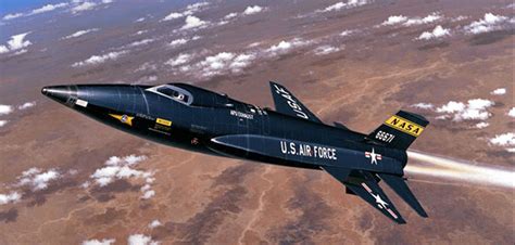 Image of the North American X-15 rocket-powered aircraft