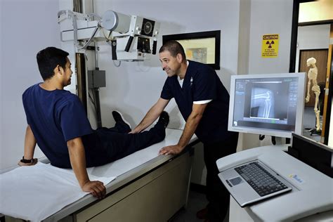 X-ray technician working in medical field