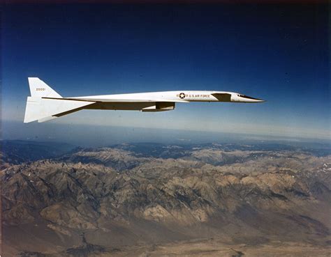 A North American XB-70 Valkyrie on a runway