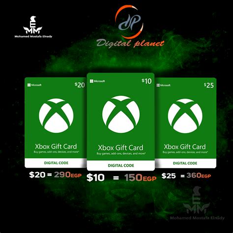 Xbox Gift Card Template Design