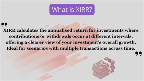 XIRR Formula Image Multiple Cash Flows