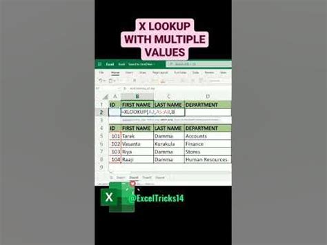 XLOOKUP tricks