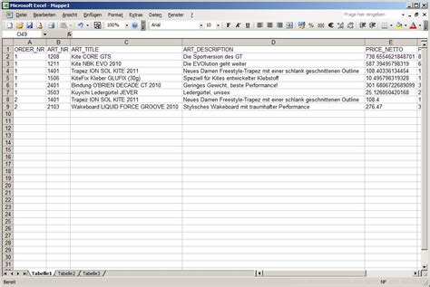 Export Word document as XML or CSV