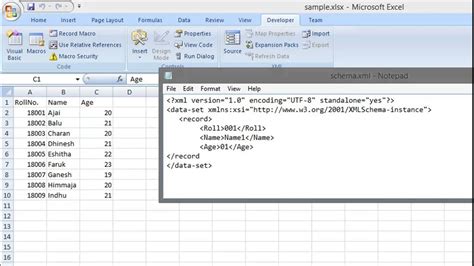 XML Excel