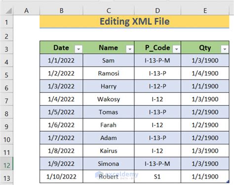 XML File