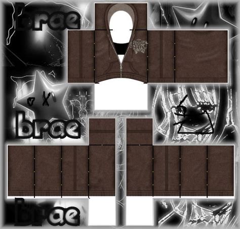 Y2K-style Roblox shirt template