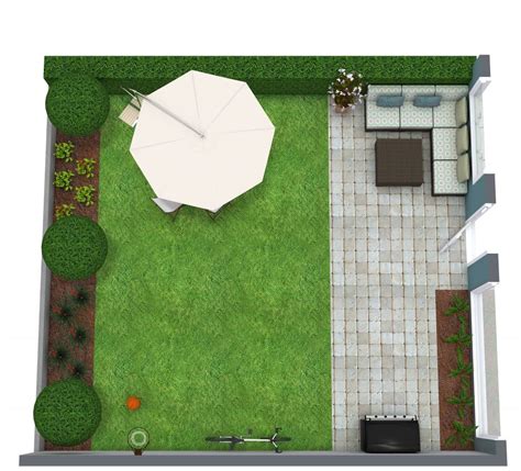 Yard design template 8