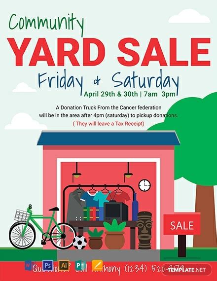 Yard Sale Flyer Template Gallery 10