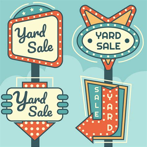 Classic Yard Sale Sign Template