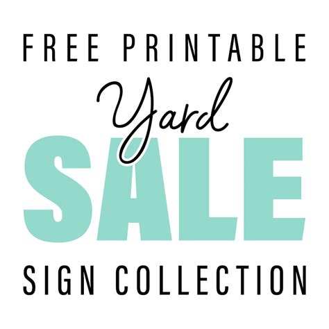 Yard Sale Sign Template 5