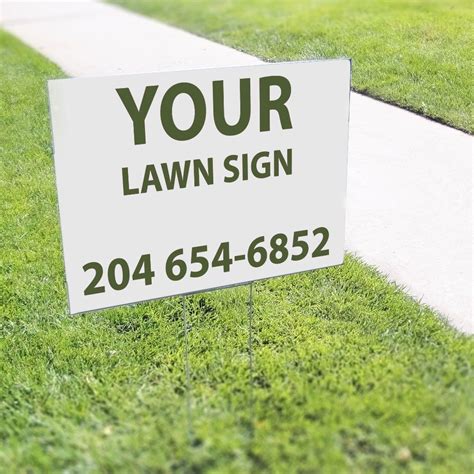 Real Estate Yard Sign Template