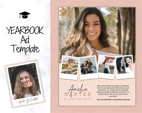 Yearbook Ad Template Examples