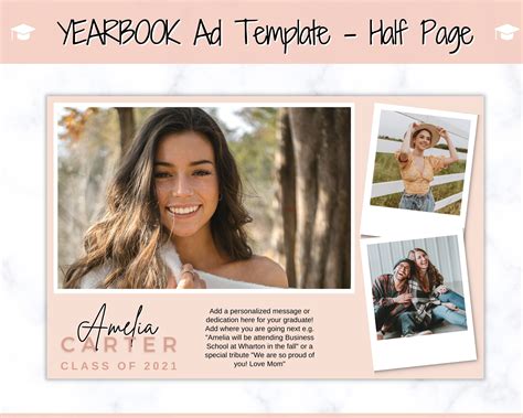 Yearbook Ad Template Ideas 1