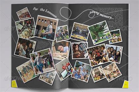 Yearbook Template Design