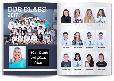 Yearbook Template Design