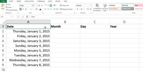 Years and Months in Excel