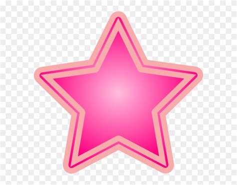 Yellow and pink star clipart design with a bright yellow background and pink and white stars