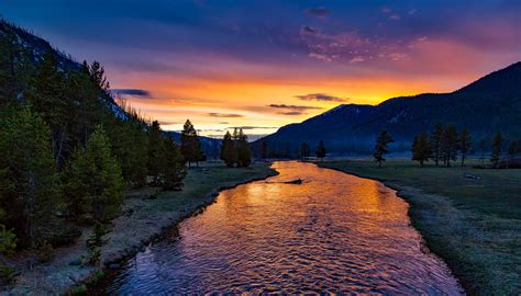 Yellowstone Sunset