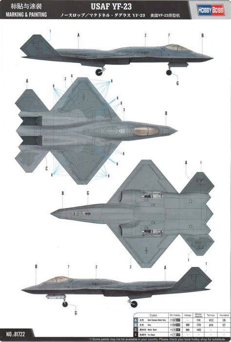 YF-23 airframe design