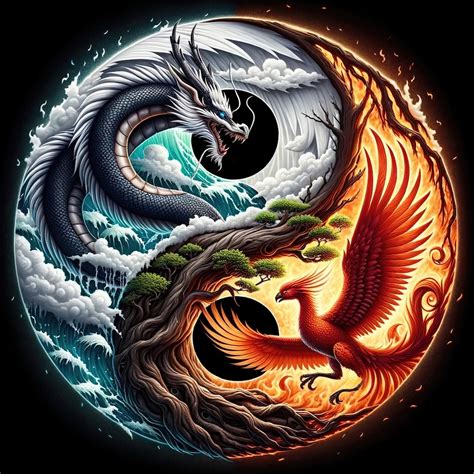 Yin Yang Dragon Mythology