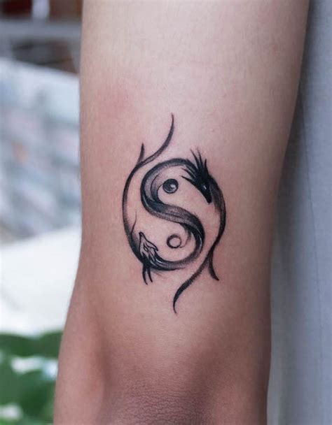 Yin Yang Dragon Tattoo Ideas