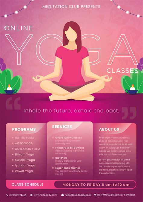 Yoga Class Template