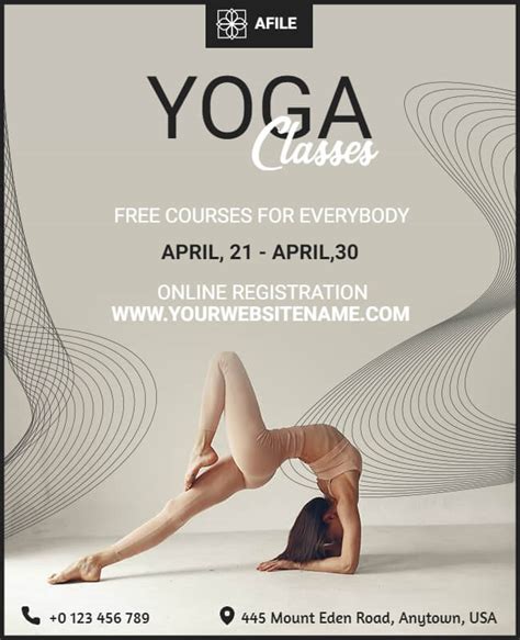 Yoga Flyer Design Examples