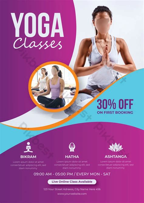 Yoga Flyer Template Design