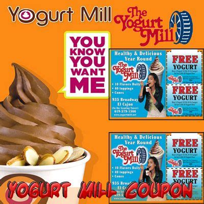 Yogurt Mill El Cajon Buy One Get One Free