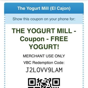 Yogurt Mill El Cajon Coupons Image 4