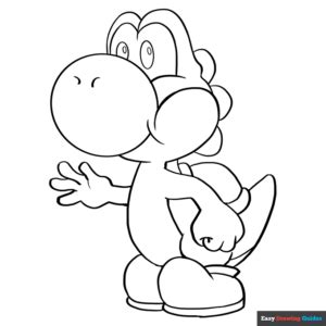 Yoshi Coloring Page