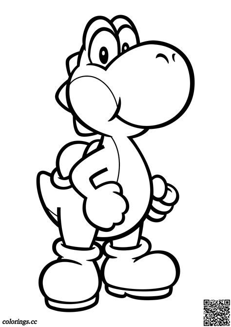 Yoshi Coloring Page