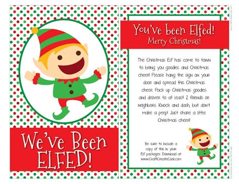 You've Been Elfed Template