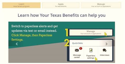 Your Texas Benefits Website