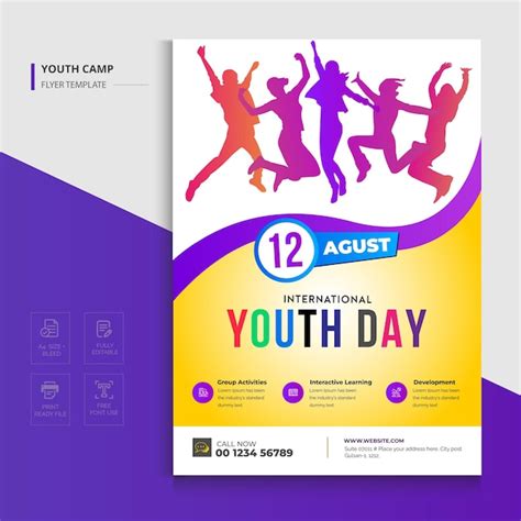 Youth Day Flyer Template 10