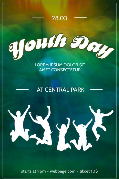 Youth Day Flyer Template 3